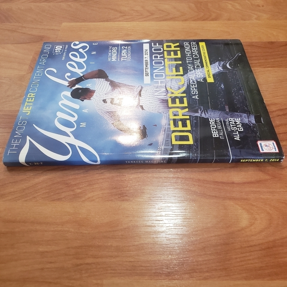 Yankees Magazine Derek Jeter Special Commemorative Cover Vol. 35-7 Core 4 Poster - Picture 2 of 15